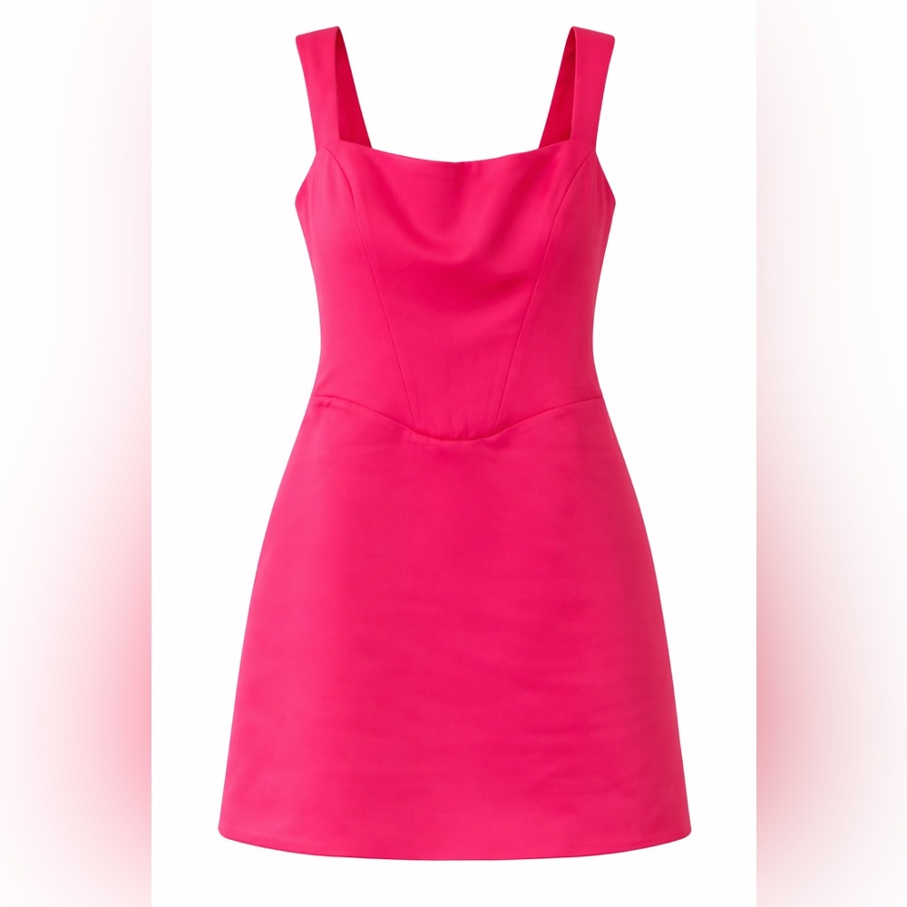 House of CB Hot Pink Strapless Mini Dress